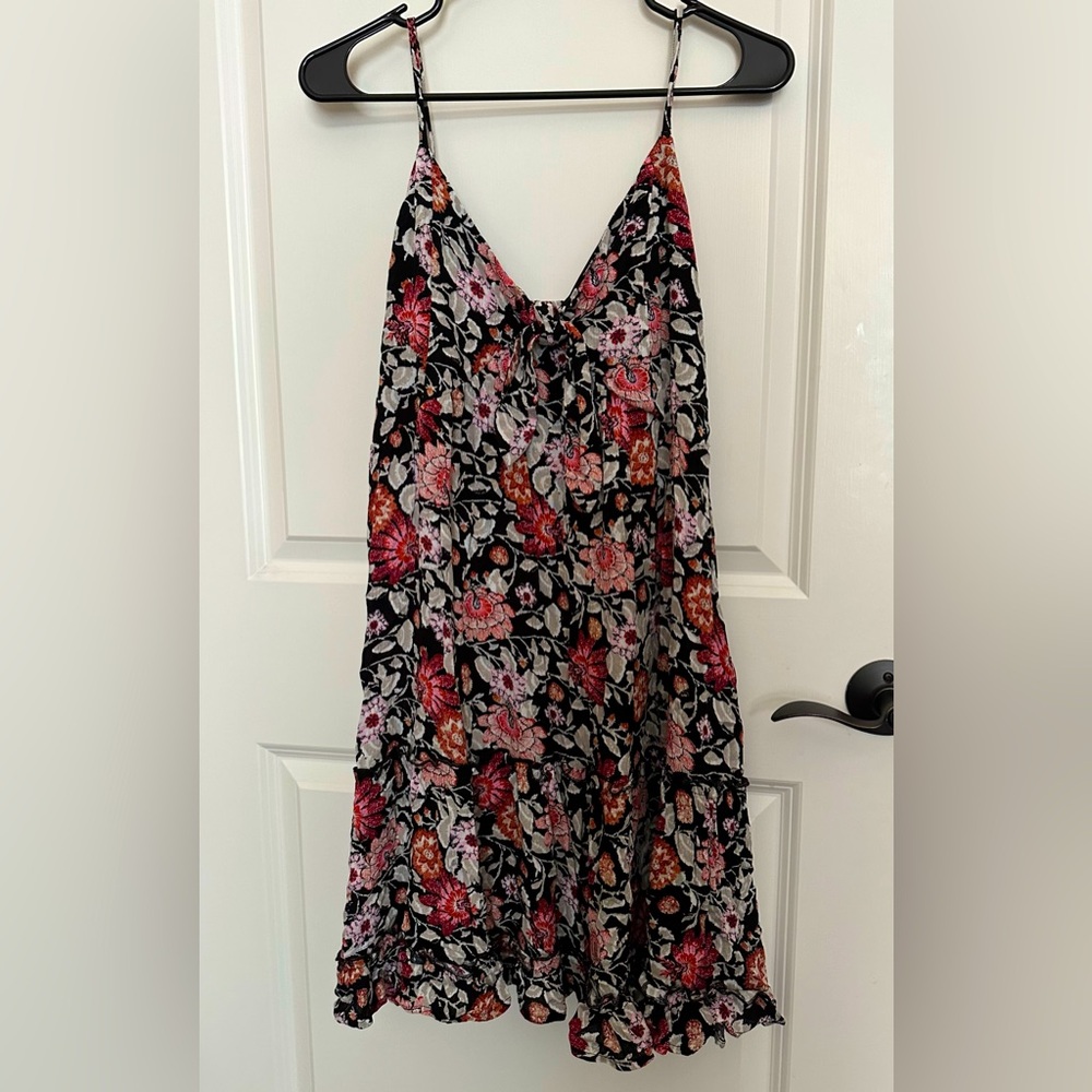 Maurice’s black and pink floral dress. Small.